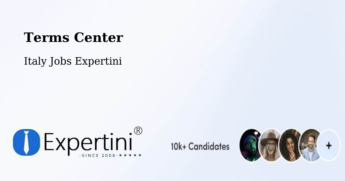 Terms of Service – Matelica - Italy Jobs Expertini